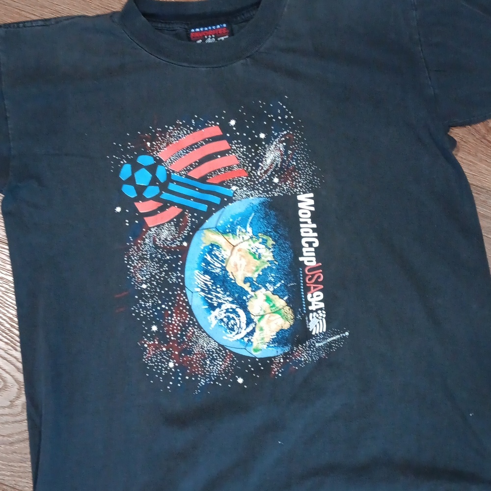 VINTAGE 1994 WORLDCUP AMERICAS FAVORITE FOR MAGIC JOHNSON TS...   #5332